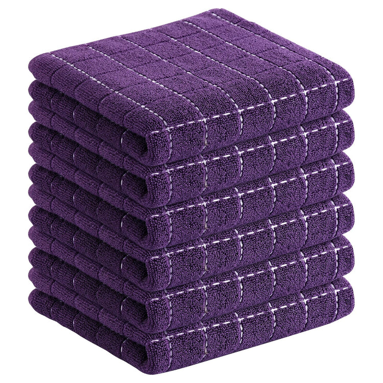 100% Cotton Terry Kitchen Towels (6 Count)