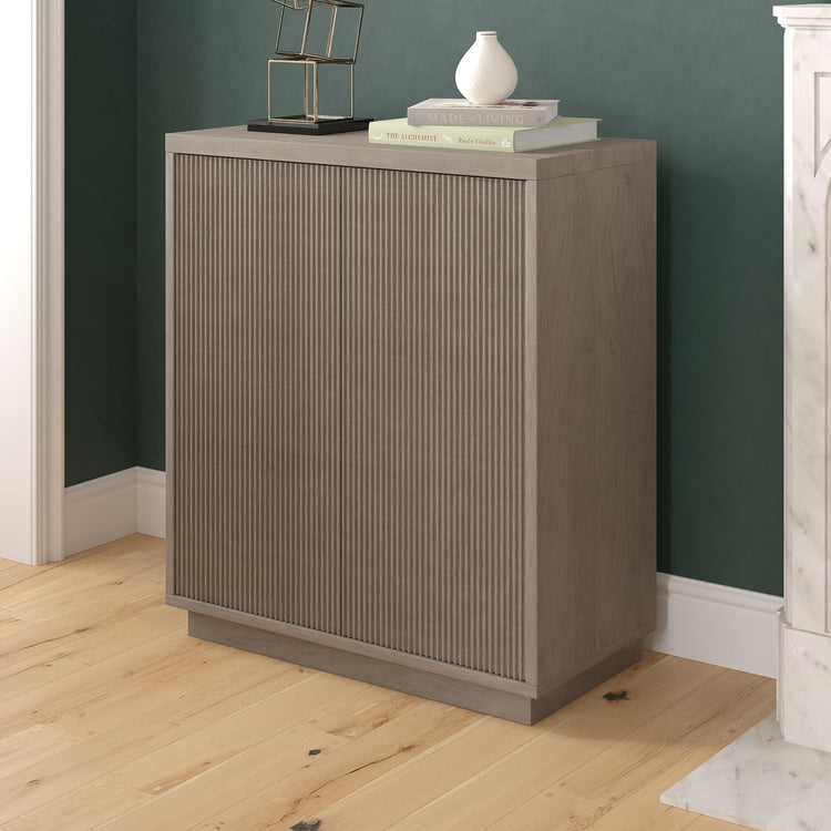 28" Fluted Accent Cabinet
