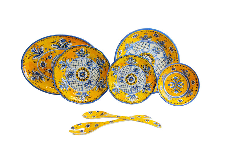 Luxury 16 Piece Melamine Dinnerware Set