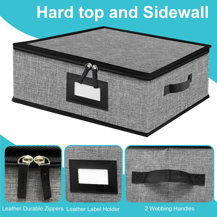 Quilted Platter Storage Case