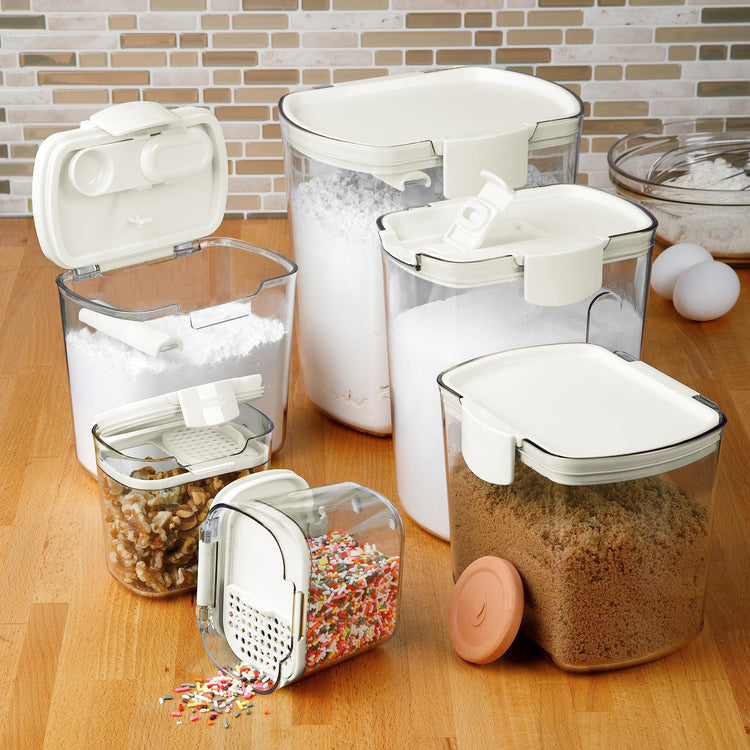 ProKeeper Baker's Airtight Kitchen Storage Canister Container Set for Flour