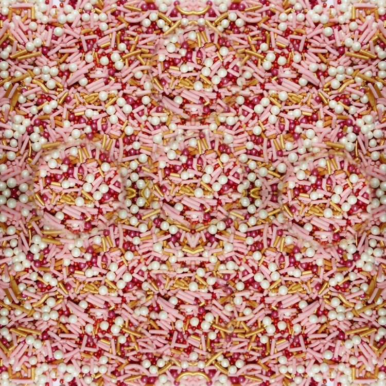 Pink and Gold Edible Sprinkle Mix (4.2 Ounce)