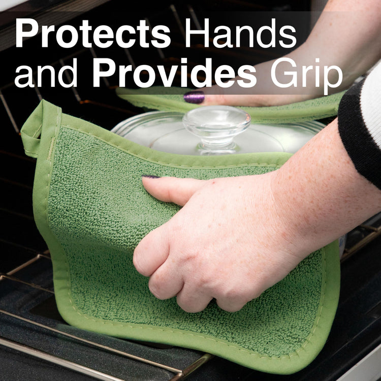 Terry Potholder & Hot Pad (4 Count)