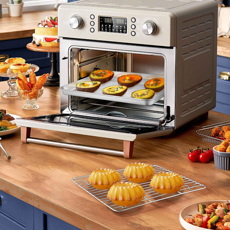 Mini Baking Sheet with Wire Rack for Toaster Oven