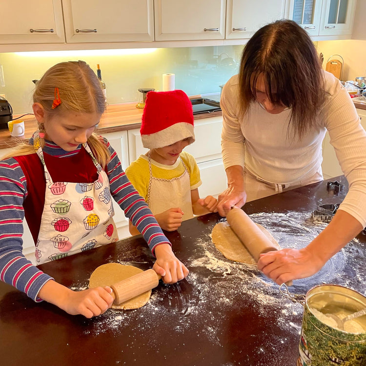 WINTER Embossing Rolling Pin for Christmas Cookies