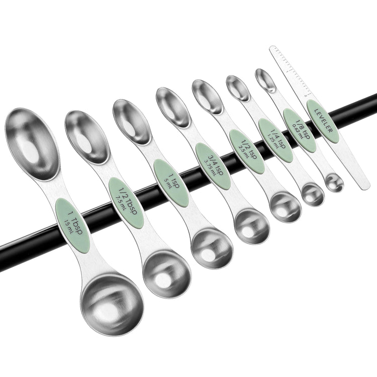 Stainless Steel Magnetic Measuring Spoons Set of 8 (8 Count)