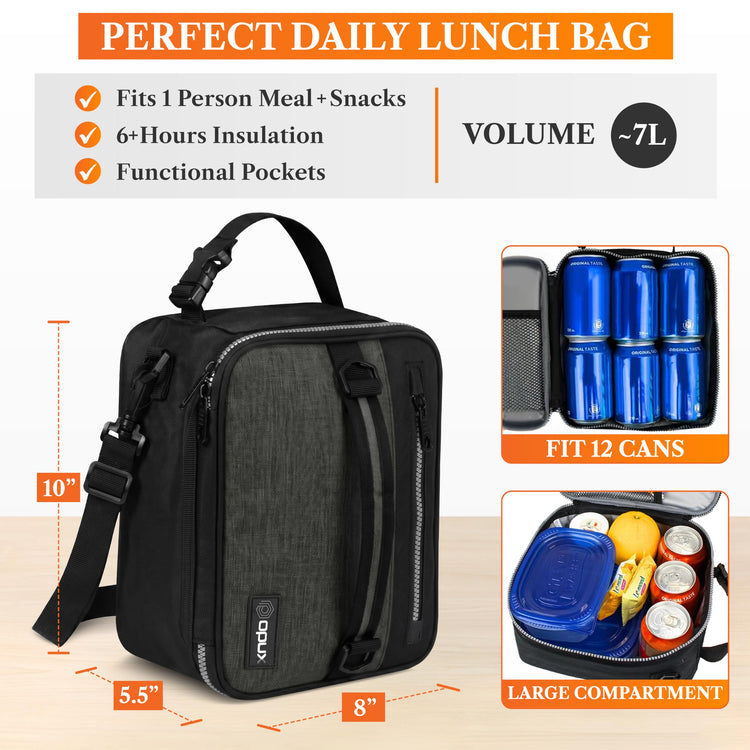 Insulated Lunch Bag for Men Women Kids