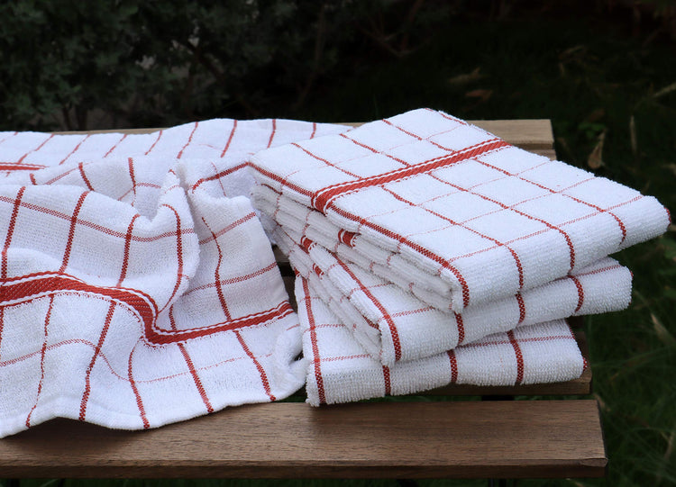 Terry Cotton Kitchen Towels 4 (4 Count)