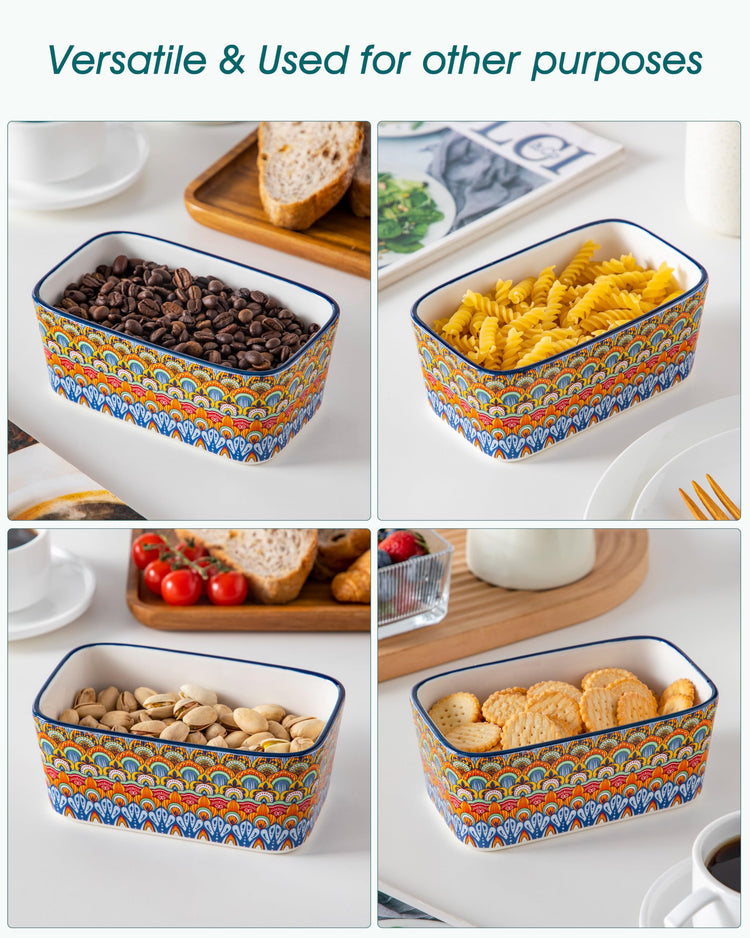 6.5" Butter Dish with Lid