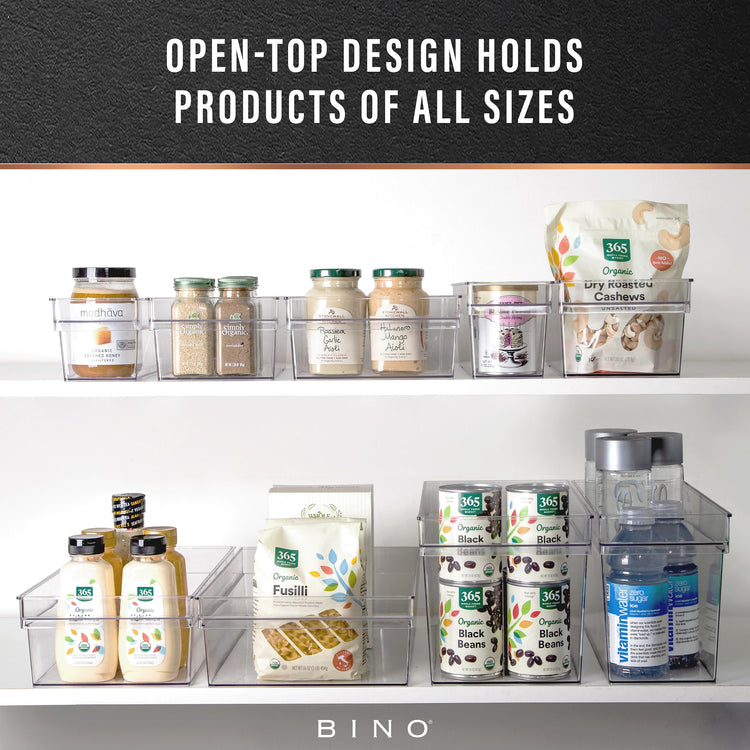 Plastic Storage Bins (2 Count)