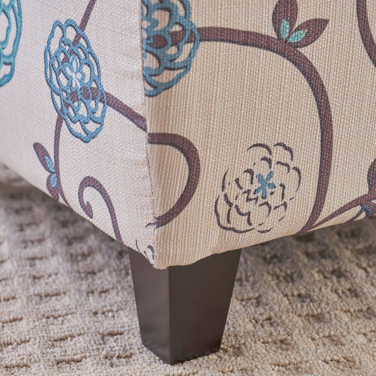 Breanna Fabric Storage Ottoman