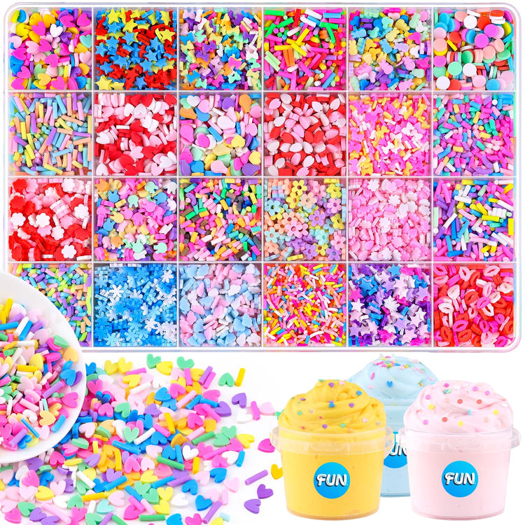 24 Grid Slime Mix Ins Slime Add Ins