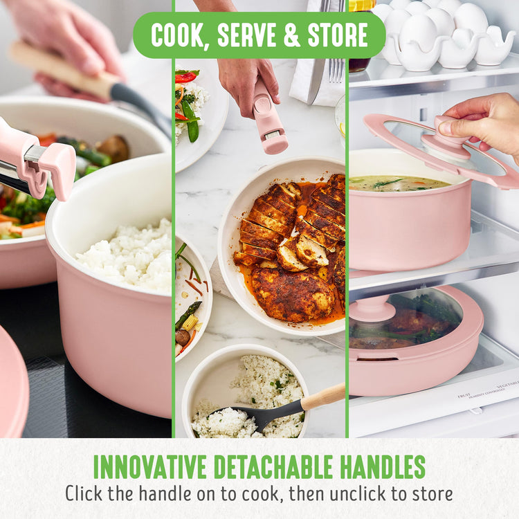 10 Piece Nonstick Pots & Pans Set