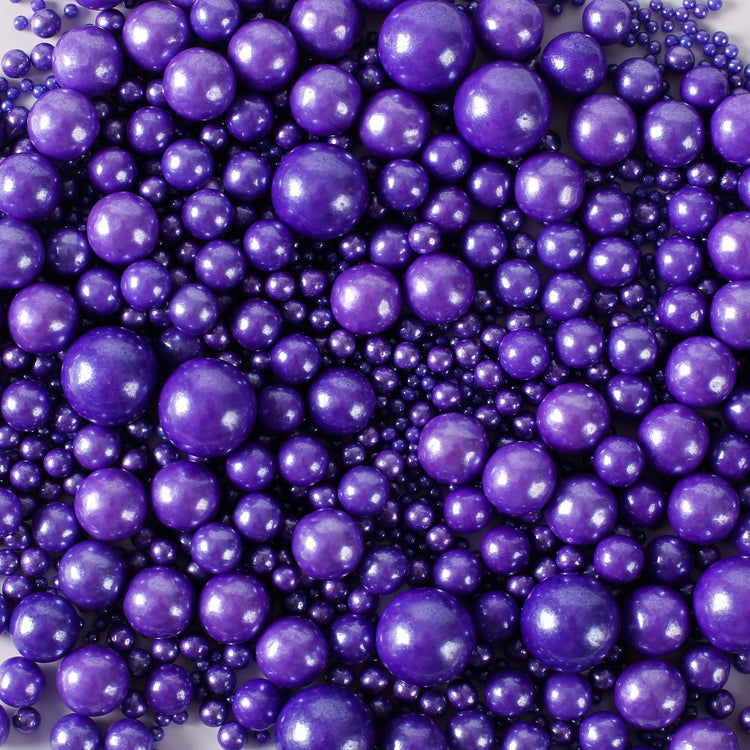 Purple Pearl Sugar Sprinkles (4.58 Ounce)