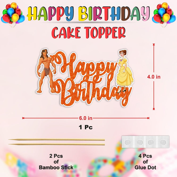 Tarzn Happy Birthday Cake Topper