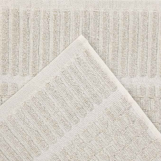 Superior Juno Viscose Cotton Blend Medium Weight Bath Sheets, for Bathroom, Shower, Spa, Plush, Quick Dry, Ultra-Soft Towels, Essentials, Border Detail, Oversized Towels, Set of 2, Beige