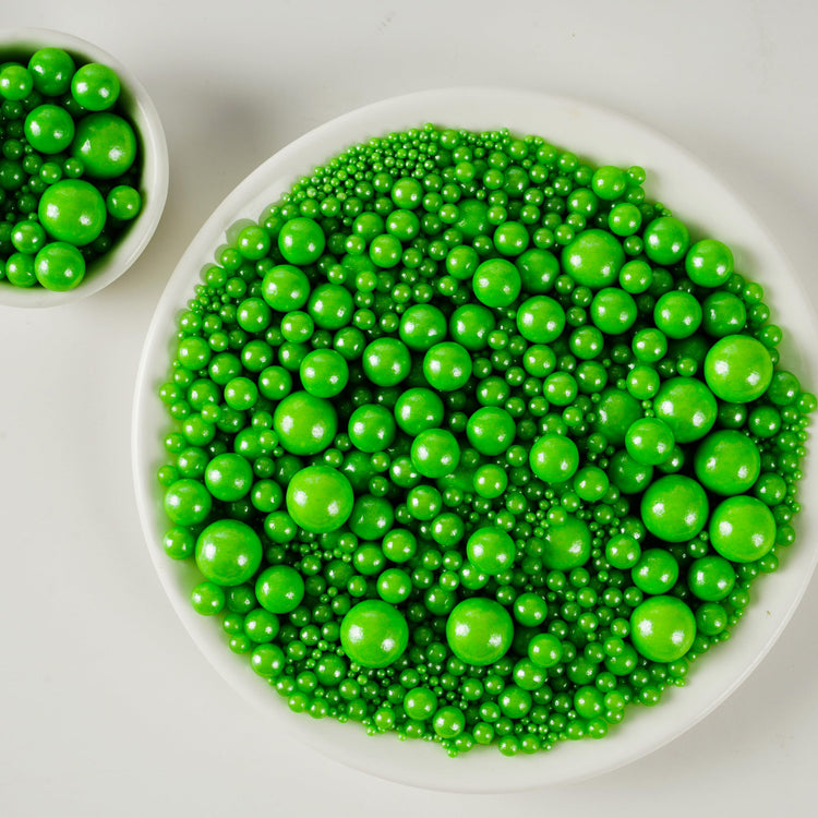 Halloween Green Pearl Sugar Sprinkles (4.58 Ounce)