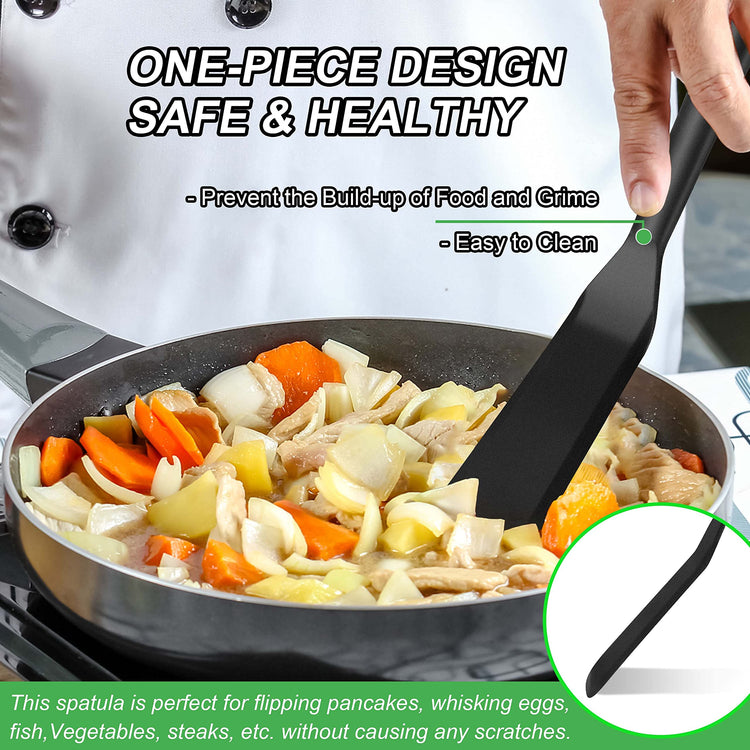 Silicone Thin Spatula Set of 2 (2 Count)