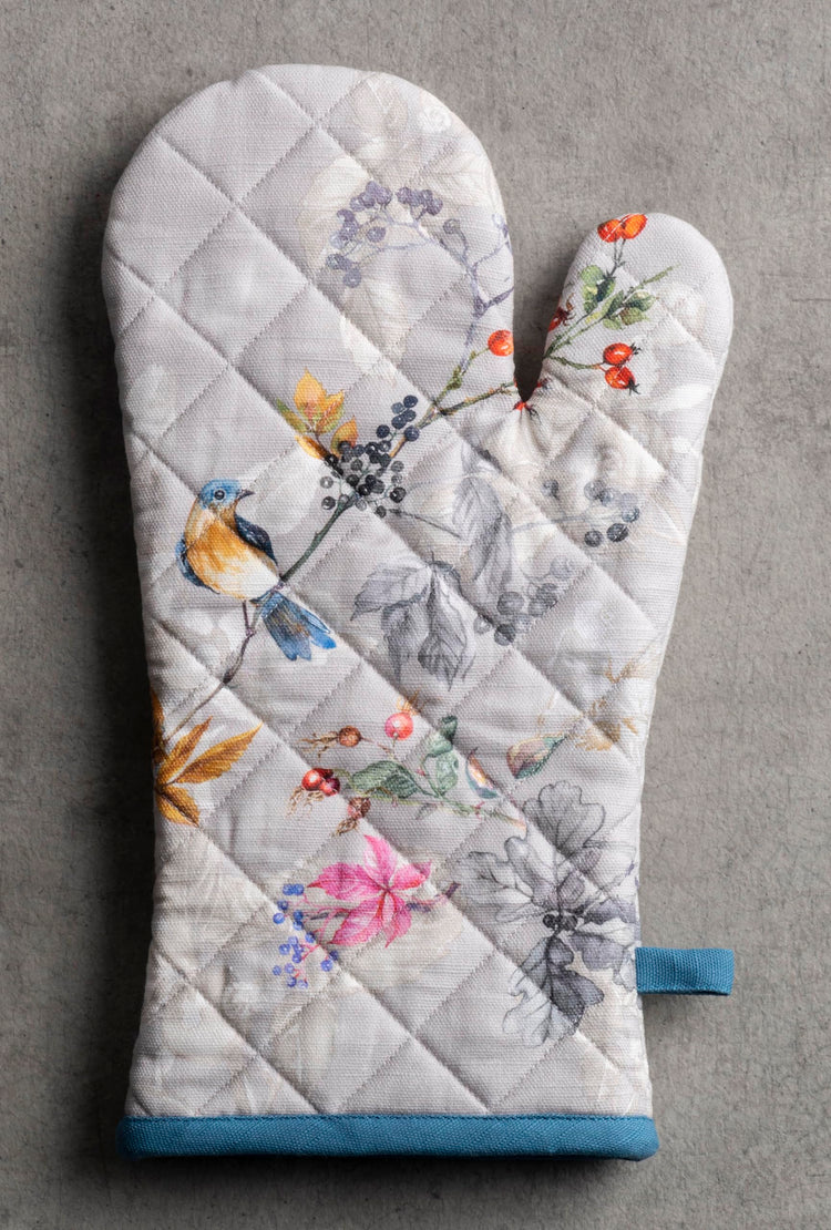 100% Cotton Oven Mitt & Pot Holder Set