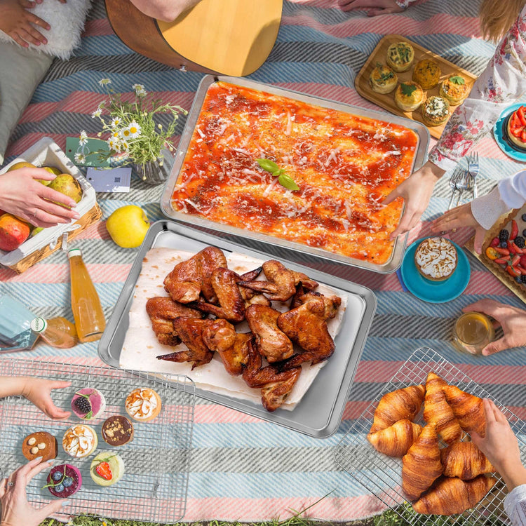 17.5 Inch Baking Sheet Pan and Cooking Rack