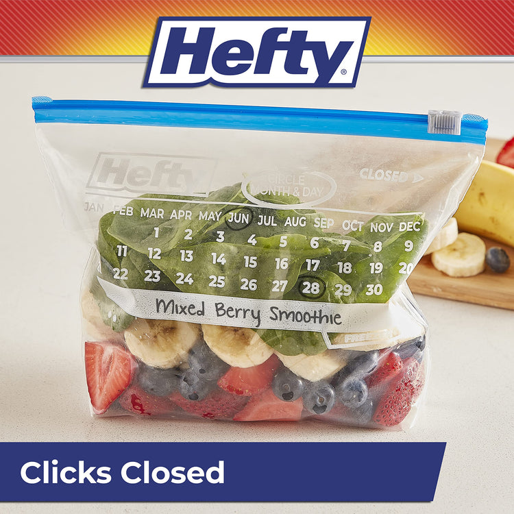 Calendar Slider Freezer Bags (140 Count)