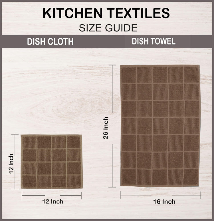 Dish Cloths for Washing Dishes Set of 8 (8 Count)