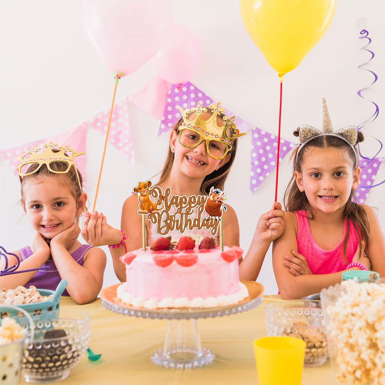 The Lion Kng Happy Birthday Cake Topper (10 Count)