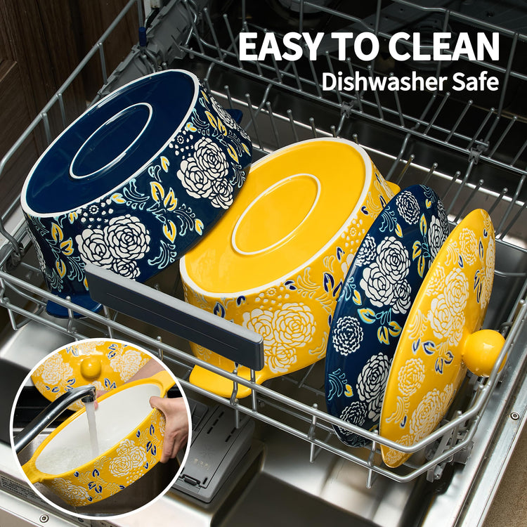 Ceramic Casserole Dish With Lid