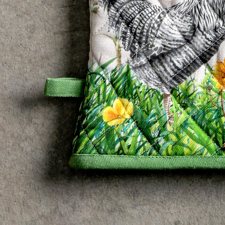 100% Cotton Oven Mitt & Pot Holder Set (2 Count)