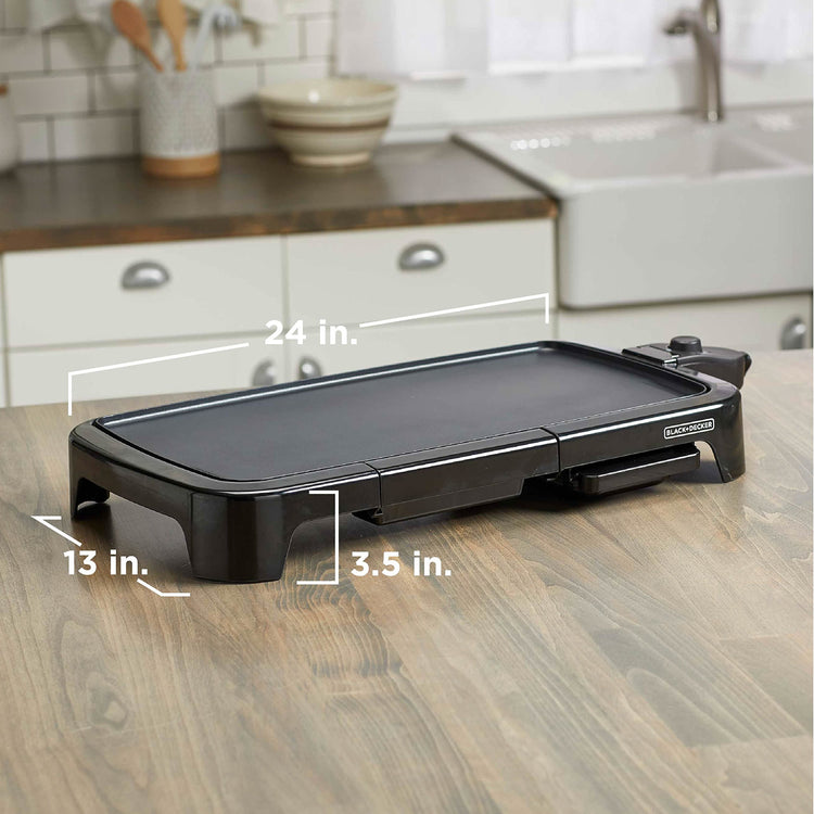 8 Serving Electric Griddle with Warming Tray