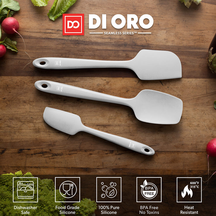 DI ORO Silicone Spatula Set (3 Count)