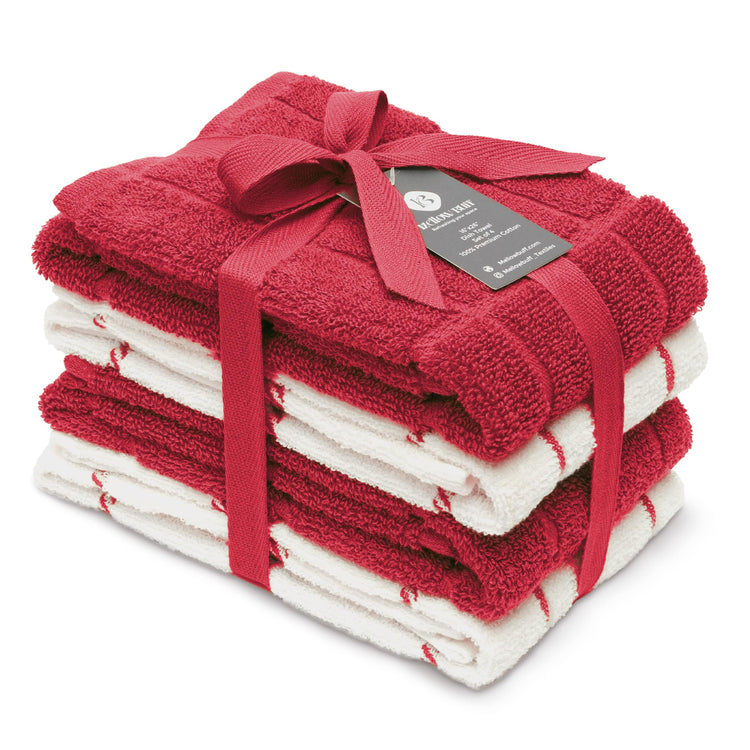 100% Cotton Terry Dish Cloth & Dish Towel (4 Count)