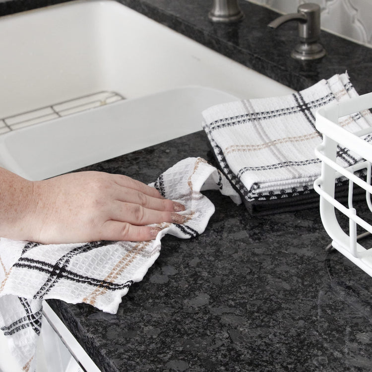 Premium Waffle Dish Cloths (4 Count)