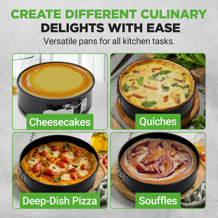 9 Inch Nonstick Cheesecake Springform Cake Pan