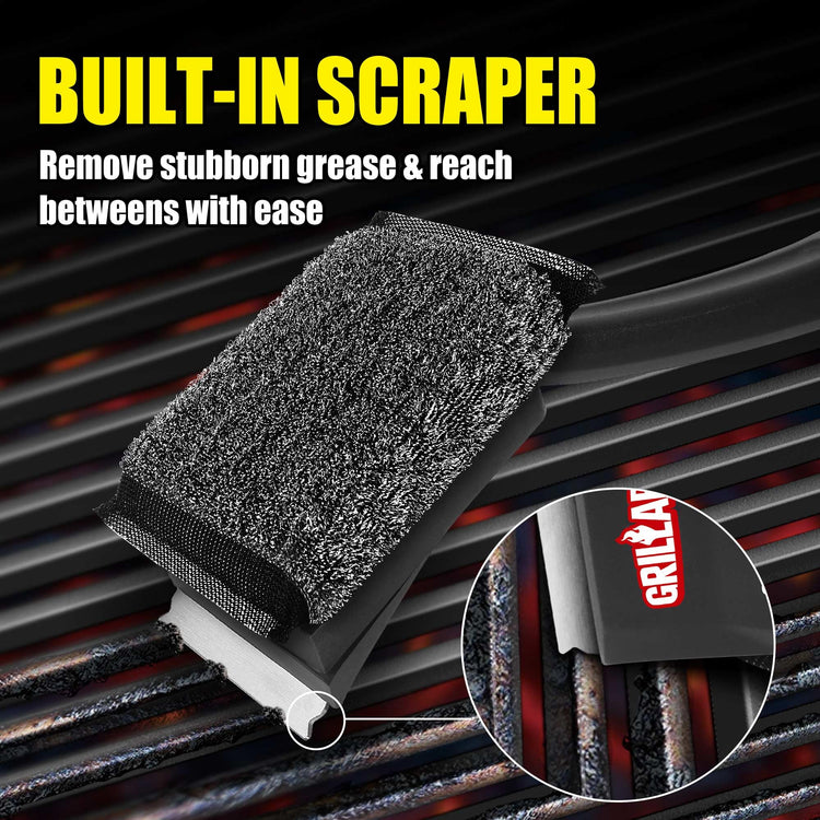 SteamWizards Grill Brush Bristle Free (20 Count)