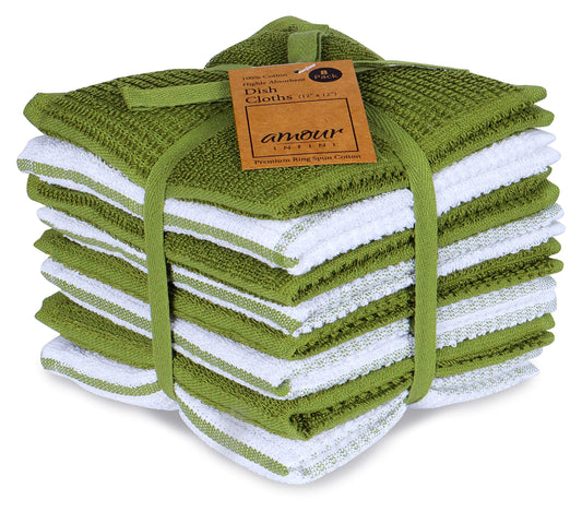 Dish Cloths for Washing Dishes Set of 8 (8 Count)