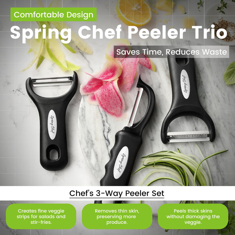 3pcs Vegetable Peelers for Kitchen