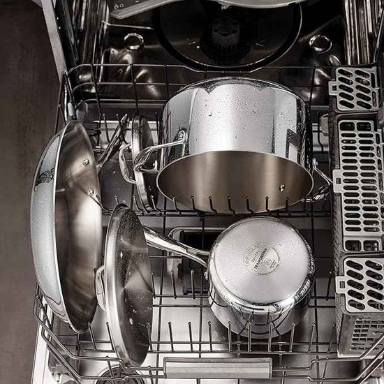 Tramontina Signature Tri-Ply Clad Stainless Steel 11-Piece Cookware Set with Lids, Pots and Pans Kitchen Set, Induction-Ready, Dishwasher-Safe, NSF-Certified
