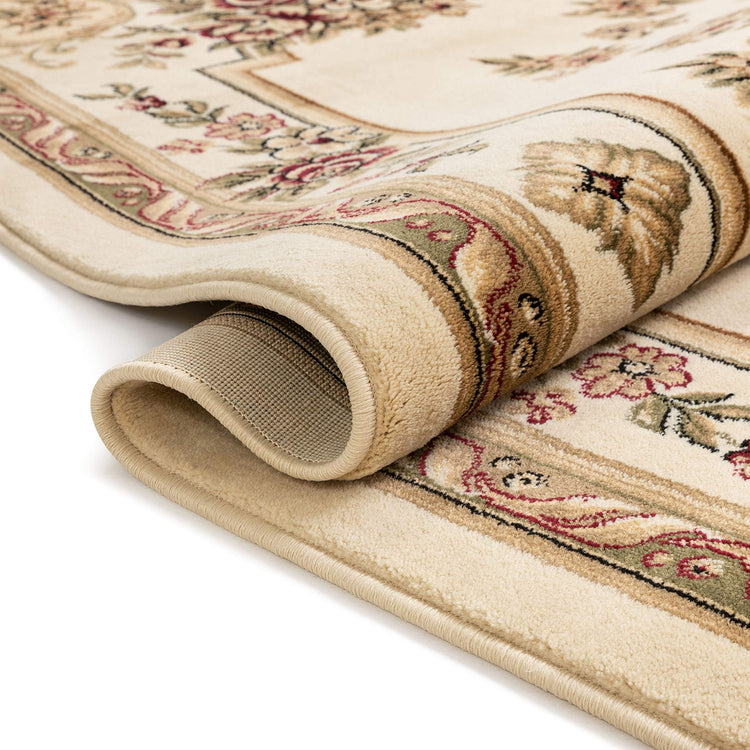 Pastoral Medallion Ivory French European Formal Traditional