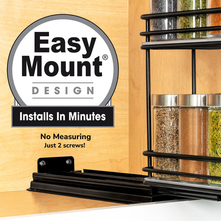 Pull Out Spice Organization for Cabinets
