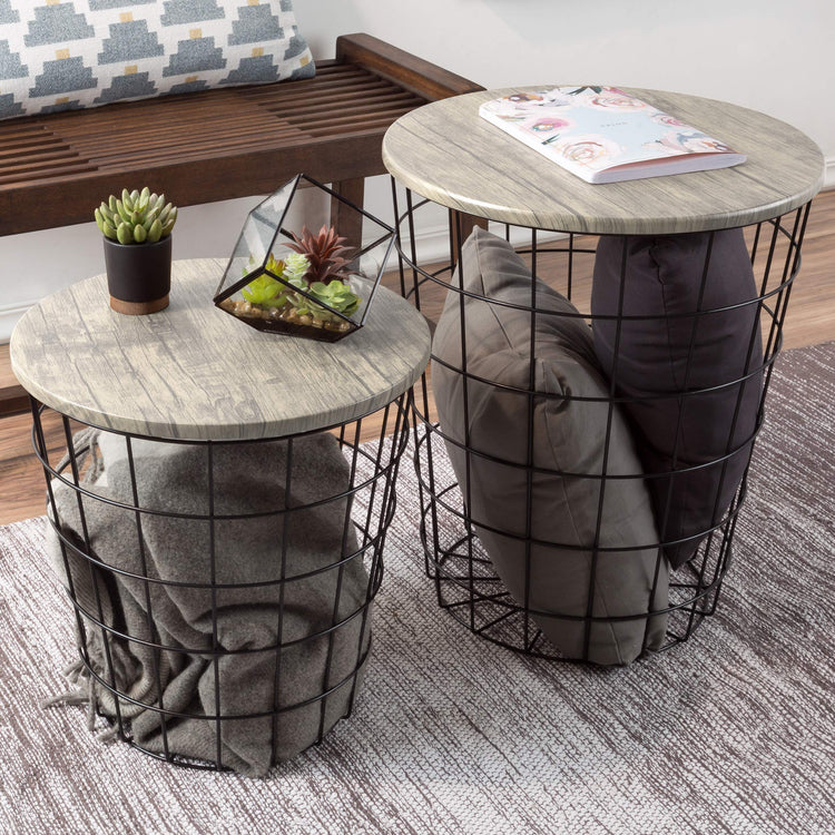 Round End Tables (2 Count)
