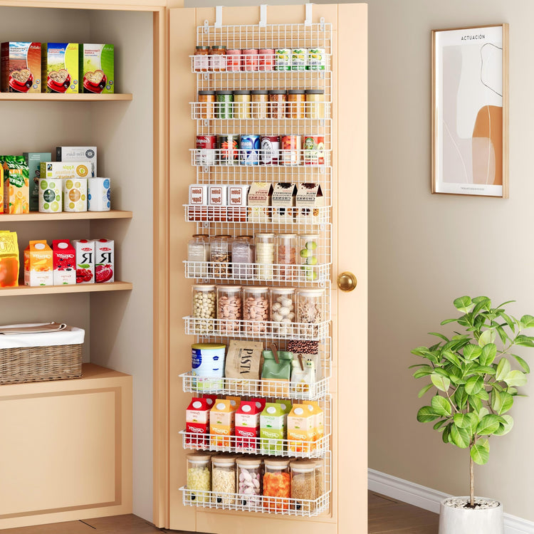 9 Tier Spice Rack Organizer with Door Hook