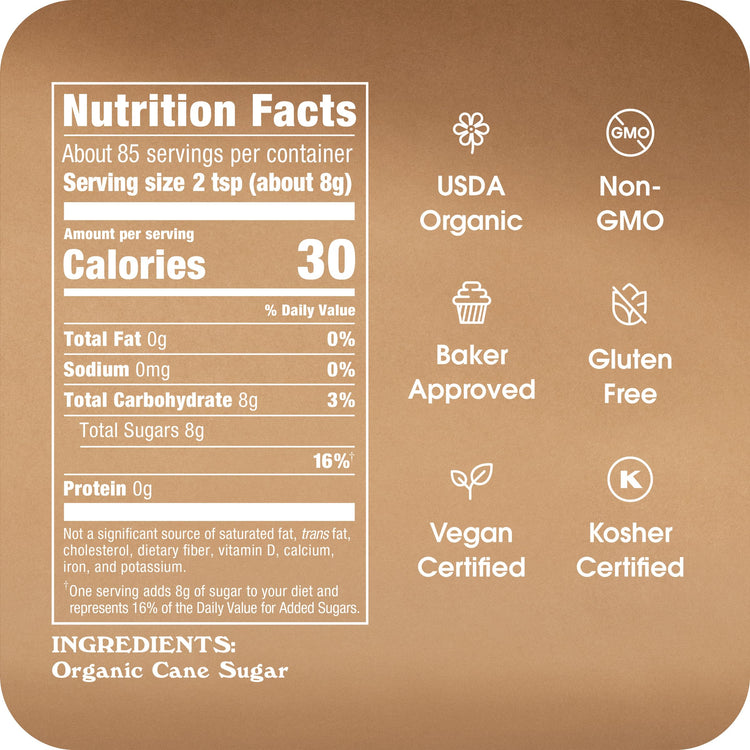Organic White Sugar In The Raw®