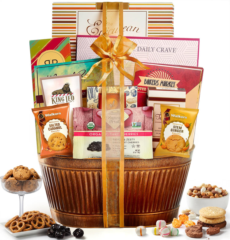 Ultimate Gift Basket with Gourmet Foods Snacks & Sweets (64 Ounce)