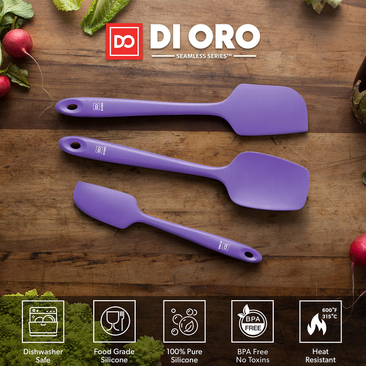 DI ORO Silicone Spatula Set (3 Count)