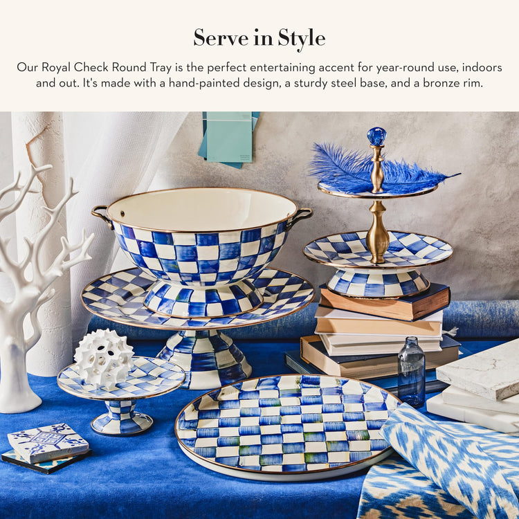 Enamel Round Tray
