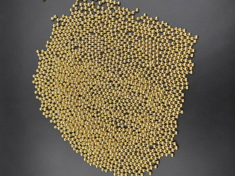 Gold Pearl Sugar Sprinkles 3.9 oz (3.9 Ounce)