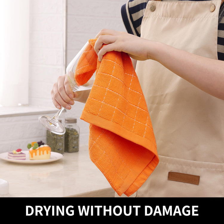 100% Cotton Terry Kitchen Towels (6 Count)