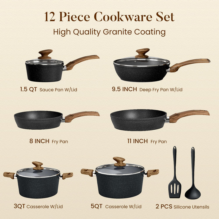 Pots and Pans Set Non Stick
