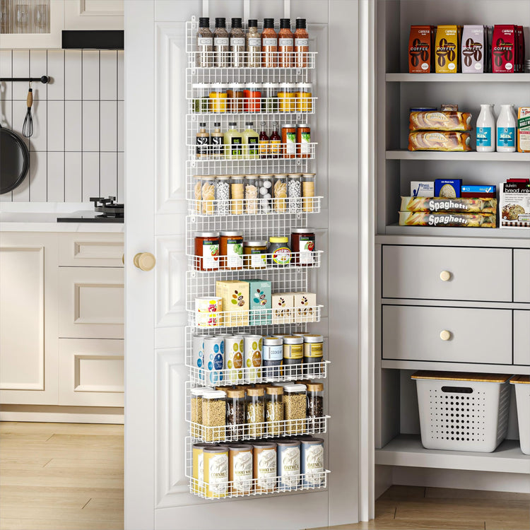 9 Tier Spice Rack Organizer with Door Hook